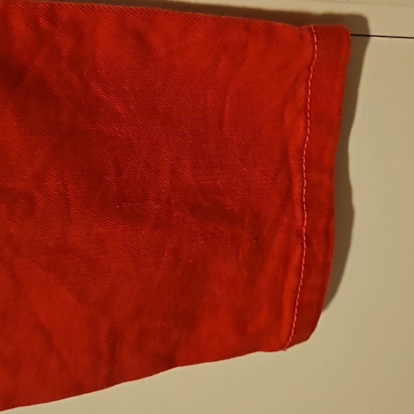 Flying Monkey Skinny Jeans Sz 9 with Stretch EUC Bright Red - Picture 4 of 6